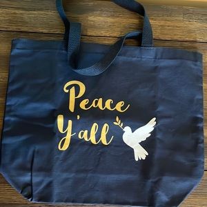 Draper James canvas tote bag.